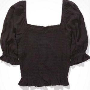 American Eagle Puffy Sleeve Top